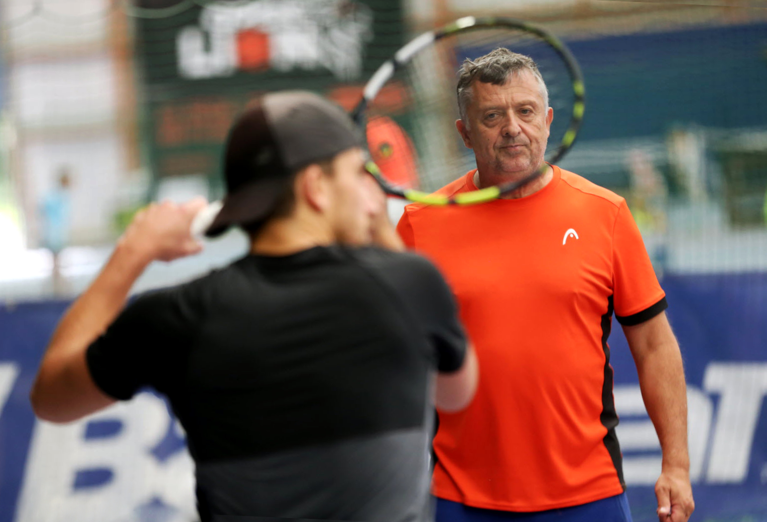 Thierry KVARTSKHAVA - Responsable du centre et entraîneur à Belfort Tennis Performance Thierry Kvartskhava et Sacha Grandvincent | © Photo Alexandre Baehr